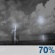 Wednesday Night: Chance Showers And Thunderstorms then Showers And Thunderstorms Likely