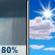 Friday: Rain Showers then Mostly Sunny