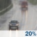 This Afternoon: A slight chance of rain after 5pm. Cloudy. High near 55, with temperatures falling to around 52 in the afternoon. Southeast wind around 10 mph. Chance of precipitation is 20%. New rainfall amounts less than a tenth of an inch possible. This Afternoon: Slight Chance Light Rain